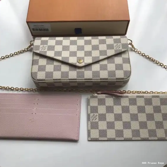 AAA Pruses Bags Vuitton Damier Pochette Louis N63106 Bag Felicie 0701